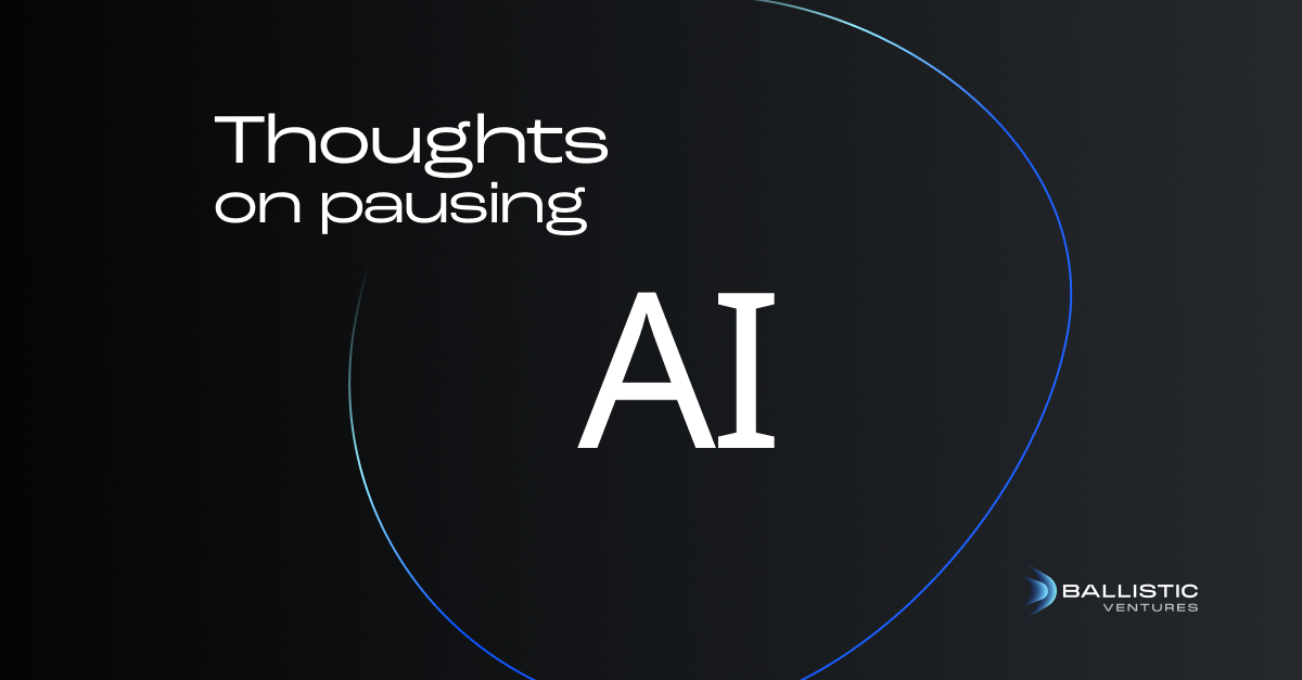 Pausing the AI arms race