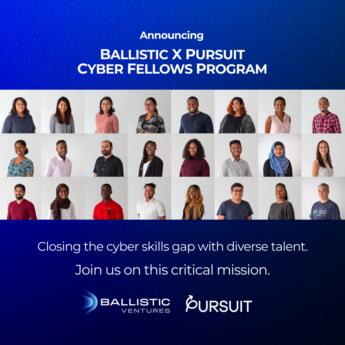 Ballistic Ventures and Pursuit launch program to address the cyber skills gap with diverse talent