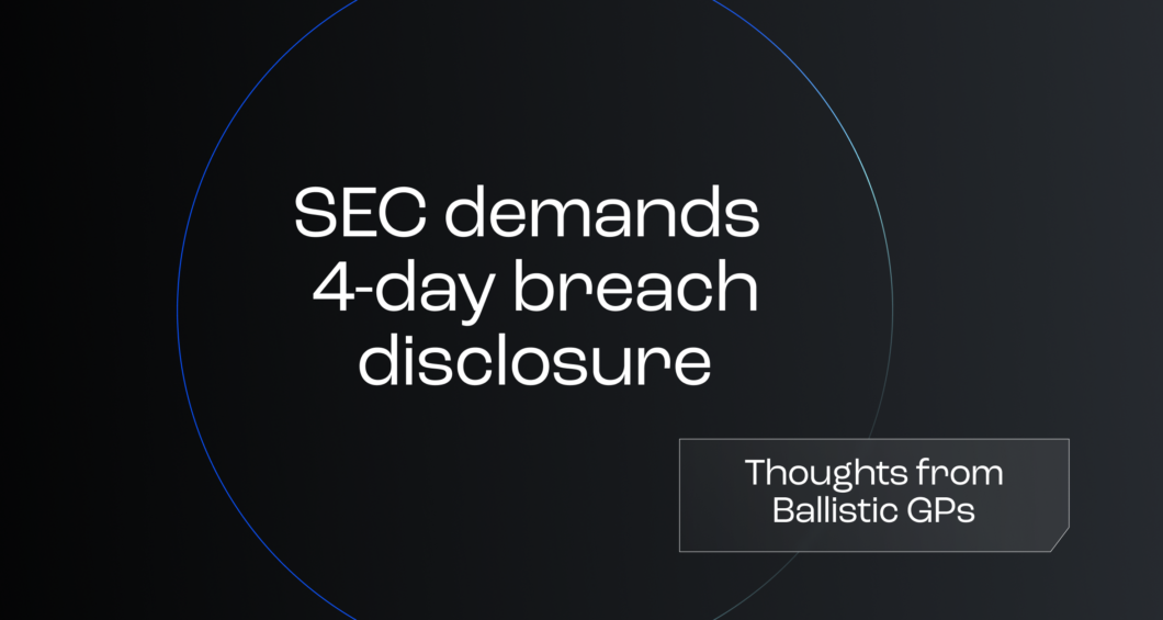 New SEC breach rules: Thoughts on the 4-day disclosure